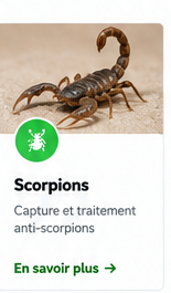 Traitement anti-scorpions à Marrakech